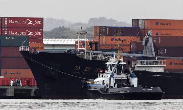 North Korean ship detained